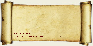 Jana Čubrić vizit kartica